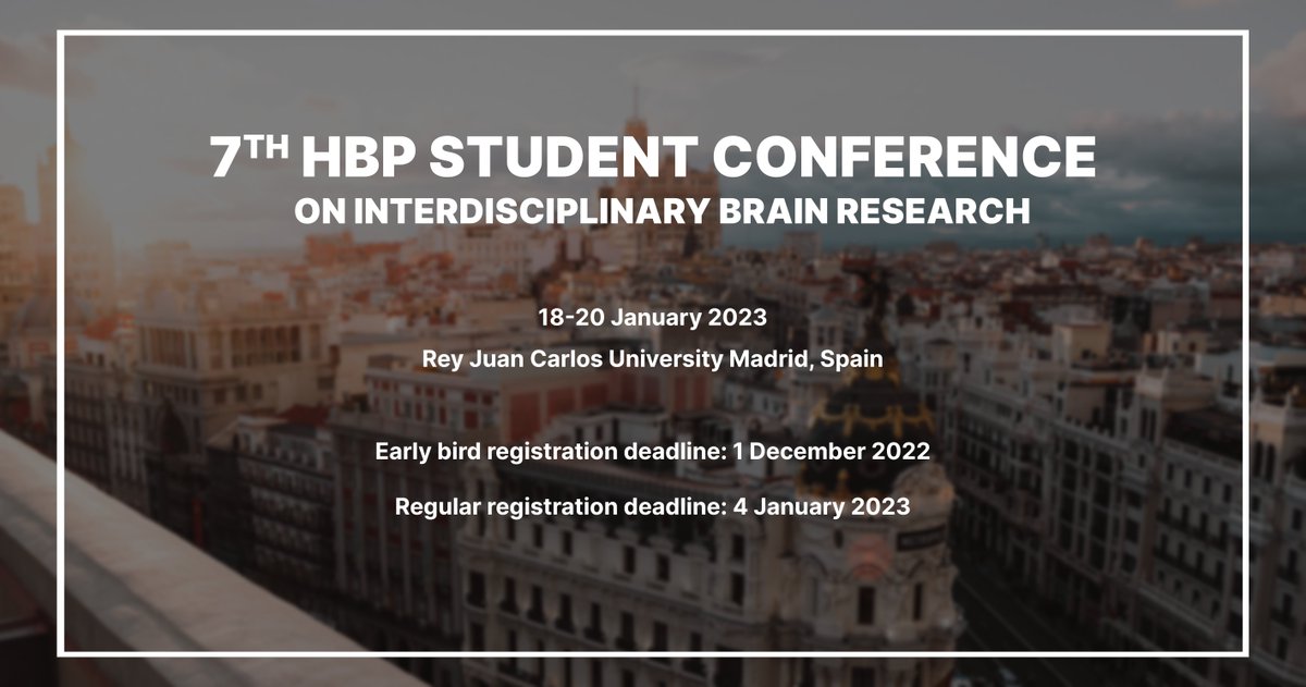 🎓 Ready for the 7th HBP Student Conference #HBPSC2023? The programme has been updated and you can now find information about the possible workshops and our keynote speakers online! 
Take a look below and while you are at it - don't forget to register! 👇 
humanbrainproject.eu/en/education-t…