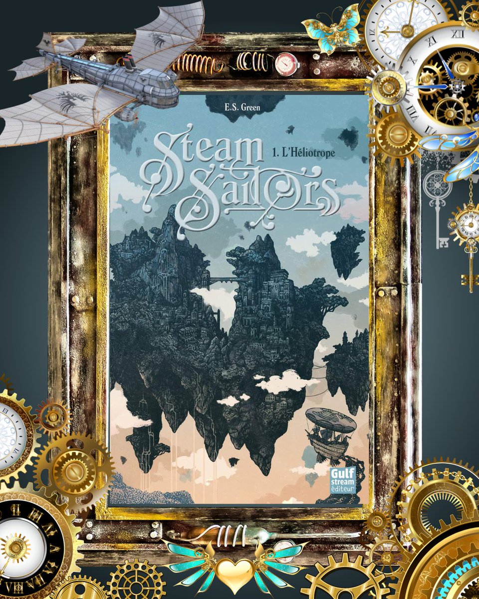 chamallowsread's tweet image. Steam Sailors, tome 1 : L&apos;héliotrope 

Il fut un temps où les Alchimistes nourrissaient le Haut et Bas-Monde de leurs inventions merveilleuses, produits de magie et de science. Un temps de machines extraordinaires, de prodiges électriques et d&apos;individus aux pouvoirs fantastiques.