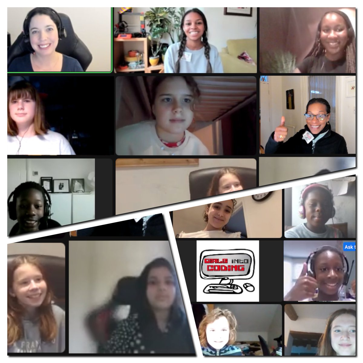 girls_into_coding (@girlsintocoding) on Twitter photo We had a great time at our 34th Virtual Girls Into Coding on Sunday! The girls enjoyed building, coding, troubleshooting with their mentors & engaging with our speakers <a href="/AnnaJMcDougall/">Anna McDougall</a> & Virtue Igbokwuwe.
Special thanks <a href="/AngularLONDON/">#AngularLONDON</a> Meetup for supporting this event!
#coding We had a great time at our 34th Virtual Girls Into Coding on Sunday! The girls enjoyed building, coding, troubleshooting with their mentors & engaging with our speakers <a href="/AnnaJMcDougall/">Anna McDougall</a> & Virtue Igbokwuwe.
Special thanks <a href="/AngularLONDON/">#AngularLONDON</a> Meetup for supporting this event!
#coding