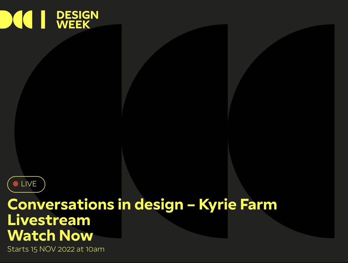 DCCIreland's tweet photo. Tune in at 10am to watch Conversations in design 'Designing for Change' which focuses on Mental Health & the role architecture has played in the development of @KyrieFarm. Hosted by founder &CEO John McKeon
Livestream: https://t.co/QW1hxcnKi6
#designweekireland #whydesignmatters https://t.co/tXrLz8GyTr