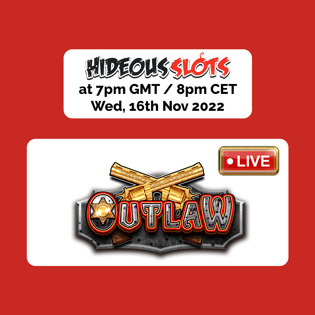 Giddy up for a wild Western ride as @HideousSlots takes on our newest game Outlaw! &#129312;