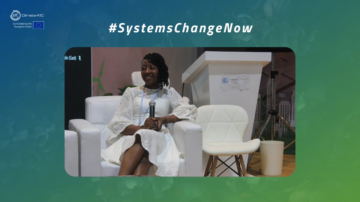 Audrey S-Darko is the Founder &amp; CEO of <a href="/SabonSake/">Sabon Sake</a>, a start-up equipping farmers with tools to battle soil degradation. She won the 2019 <a href="/EITeu/">European Institute of Innovation & Technology</a> <a href="/ClimateKIC/">EIT Climate-KIC</a> <a href="/ClimateLaunch/">ClimateLaunchpad</a> &amp; participated in the #ClimAccelerator. Learn more: bit.ly/3ExIPQZ

#SystemsChangeNow #COP27