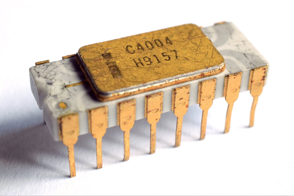 engineers_feed's tweet photo. On November 15, 1971 – Intel releases the world's first commercial single-chip microprocessor, the 4004.

Photo by Thomas Nguyen. https://t.co/yXYn1KHfMa