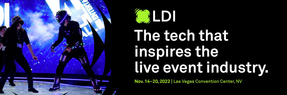 Oh hello <a href="/LDITradeshow/">LDI Tradeshow</a>, so excited to be heading back to Vegas for this tech extravaganza.... #LDI22 #LasVegas #lightdesigninitiave #tech #show #av #industry