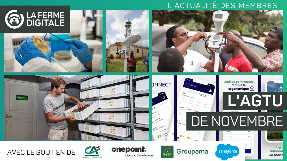[#AGTU] Des nouveautés à ne pas manquer !🍂 À l'honneur en novembre : 
<a href="/agriloops/">Agriloops</a> <a href="/kermap_info/">KERMAP</a> <a href="/myditek/">MYDITEK</a> <a href="/Nanolike/">Nanolike</a> <a href="/nextProtein/">nextProtein</a> <a href="/OrganicsToopi/">Toopi Organics</a> 

📰Lire la newsletter complète : 47av4.r.ag.d.sendibm3.com/mk/mr/OQ4gFtg2…

#agriculture #finance #technologie #innovation