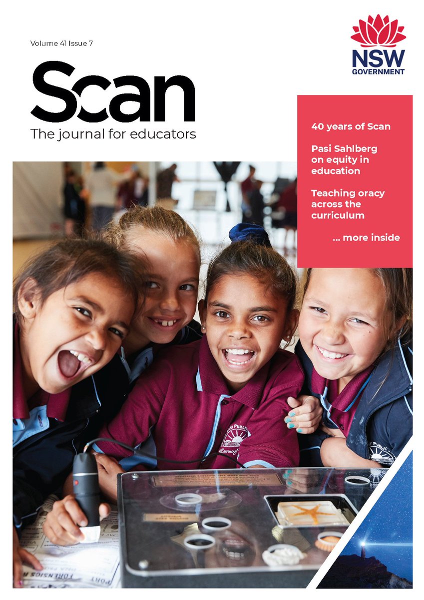 ScanJournal's tweet photo. Scan’s Term 4 issue is live!
Read about:
📌strengthening #equity of education with @Pasi_Sahlberg
📌teaching #oracy
📌adaptive expertise & #EvaluativeThinking
📌#history planning tools
📌our new online archive!
… and MORE (free!) in Scan:
https://t.co/88hcxuVamq #k12 #AussieED https://t.co/fS5ln4oSUb