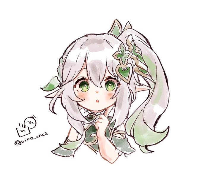 ナヒーダちゃん落書き 