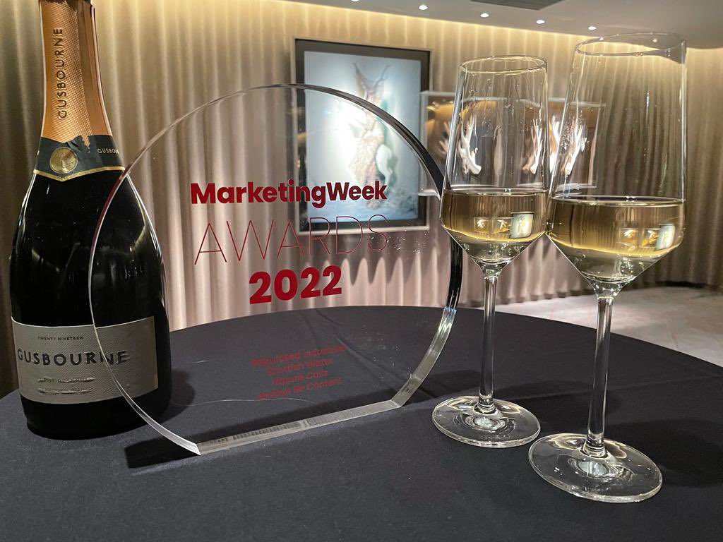 ClareBearAlert's tweet photo. Just a Monday night @MarketingWeekEd awards - scooped a win for #NatureCalls @scottish_water @AlwaysBeContent  #SuperChuffed #TeamCorpAffairs #ScottishWater https://t.co/gVFAw6QsKE