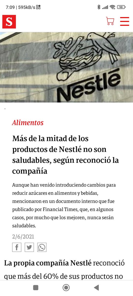 ochenterovd's tweet photo. @Fuchslocher1978 @ColunLeche Nestle una de las empresas mas cuestionadas por ña calidad de sus productos https://t.co/dEjMxKZkUe