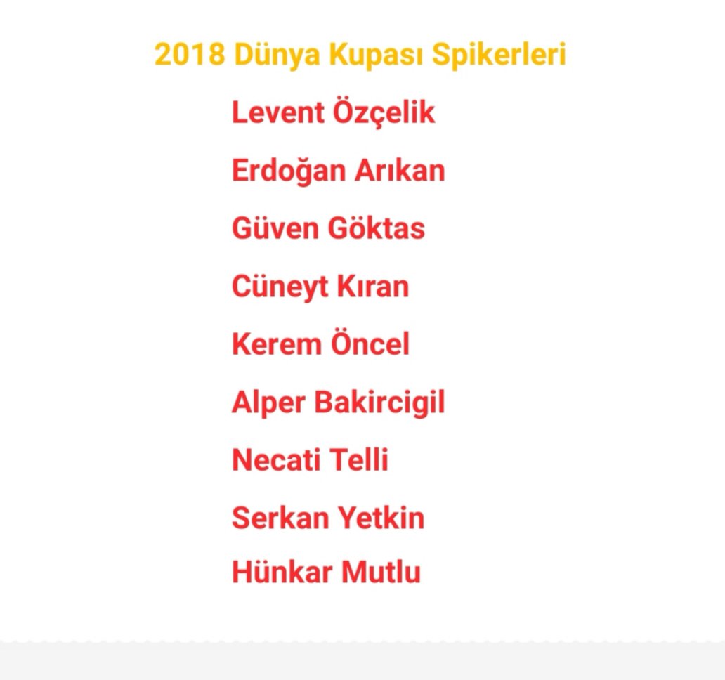 macanltmlar22's tweet photo. 2018 Dünya kupasında görev alan spikerler https://t.co/YBi1cpAt34