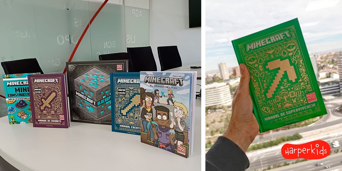 harperkidsIB's tweet photo. 🌎 ¡La familia Minecraft crece!
Al cómic oficial y los manuales se ha sumado #Blockopedia, una extensa guía con más de 300 páginas de contenido sobre los bloques de #Minecraft.
❗Pero eso no es todo... el 30/11 lanzamos #ManualDeSupervivencia, ¡Ya en preventa! https://t.co/0vBD5qFfOK