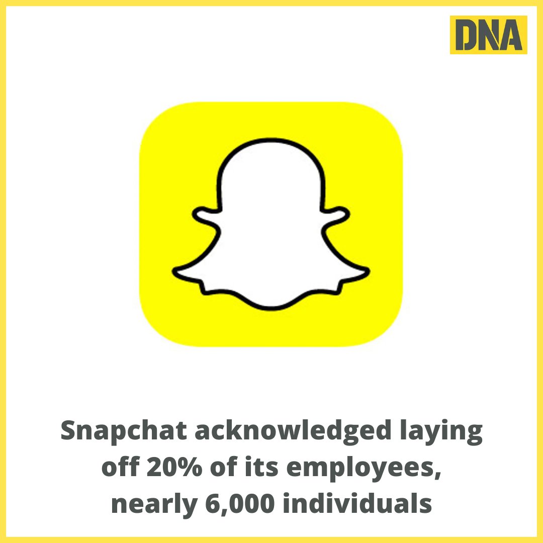 dna's tweet photo. Apart from Twitter, Netflix and Snapchat have also laid off 450 and 6000 employees, respectively.

For more details, click on the link below

https://t.co/AOqSpgZy0m

#MetaLayoffs | #TwitterLayoffs | #AmazonLayoffs | #NetflixLayoffs | #SnapchatLayoffs https://t.co/39fUV3hmuC