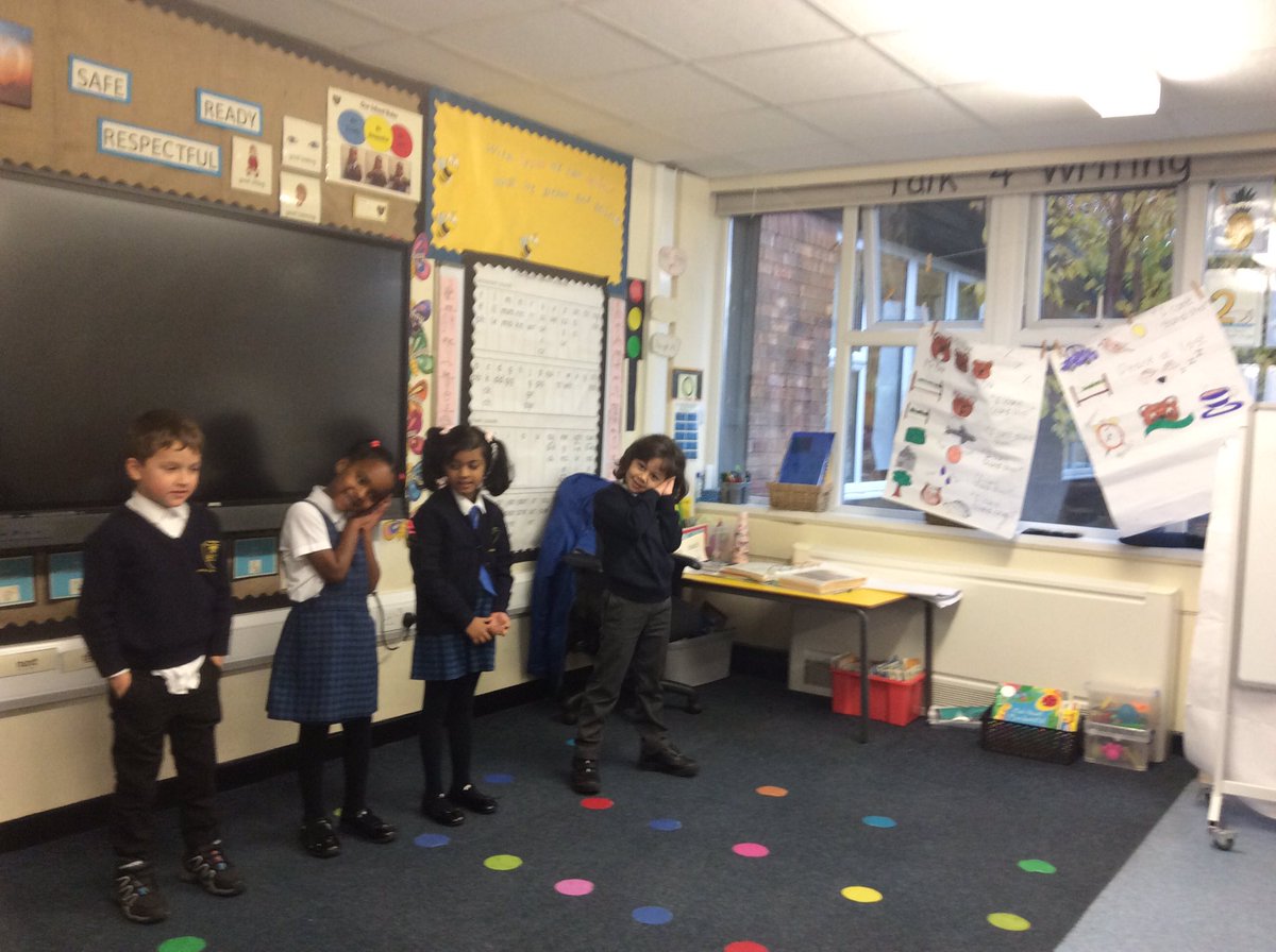 RecordBSTM's tweet photo. #stmtalk4writing Drama time in Year 1. In our groups we performed โPeace at last to our classโ. Fantastic acting by everyone. Well done Record Breakers. ๐๐๐ https://t.co/ovBtwdUhvG