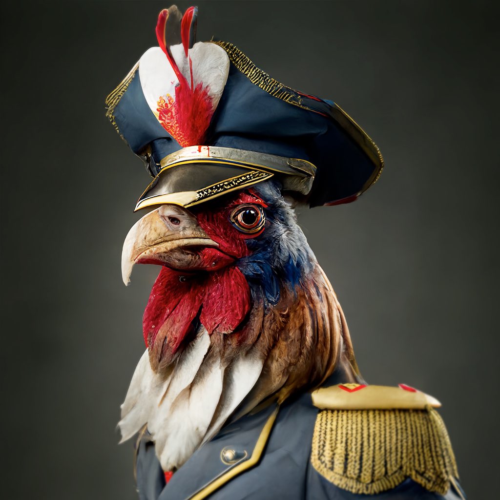 Hyperkraft's tweet photo. Warbirds – I’ve been playing with #Midjourney 
I’m a bit late to the MidJourney party, but really enjoyed making these.

#v4 #artificialinspiration #midjourney #midjourneyart #creative #aiart #ai #birds #military https://t.co/tsgzqYPDmy