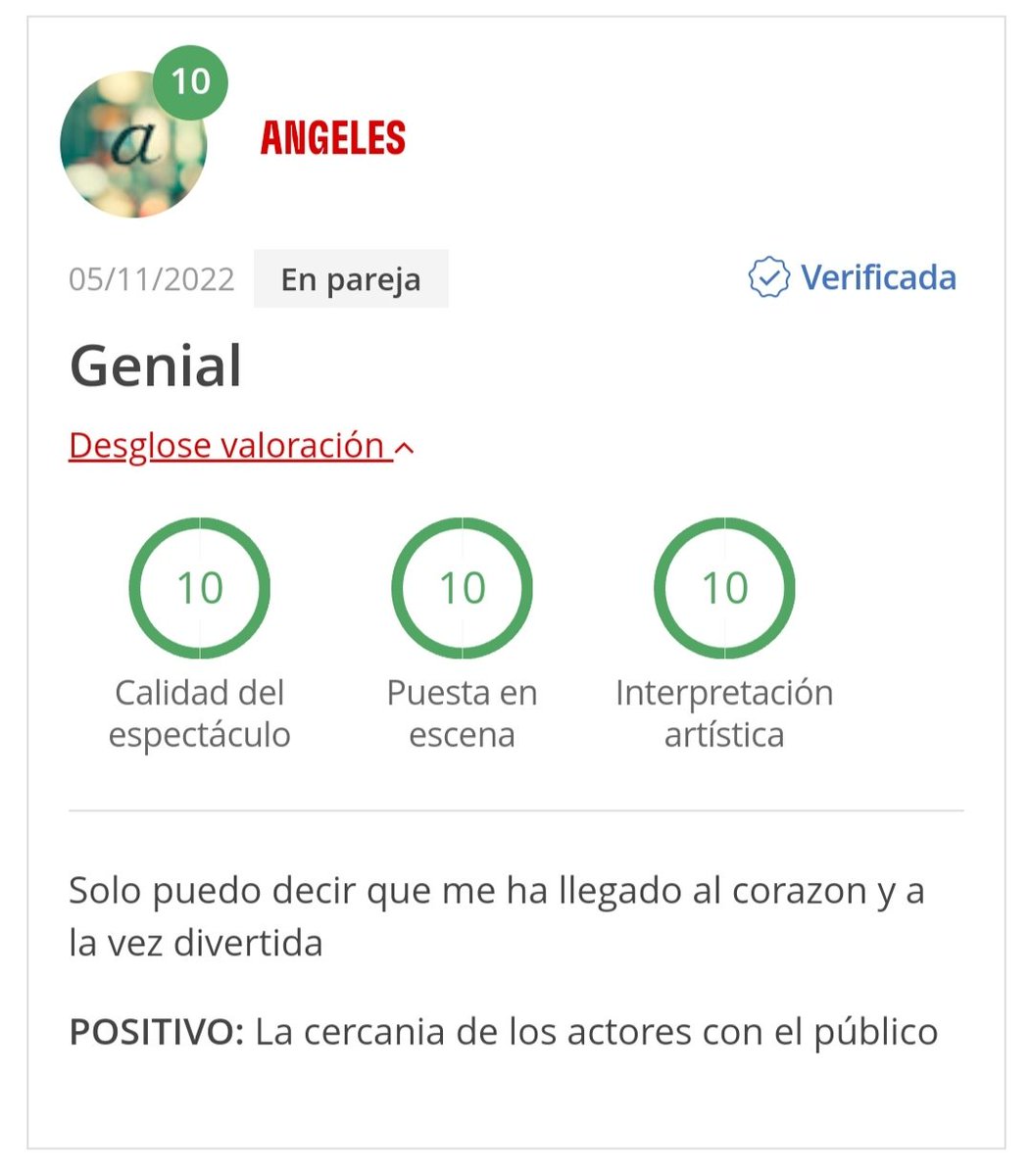 Último domingo en el <a href="/teatrolara/">Teatro Lara</a> con LA VIDA EMPIEZA HOY. Algunas de las personas que han venido a vernos dicen palabras así de bonitas...¿Nos acompañáis en la última función, este domingo 20 a las 18:15h? #Madrid
GRACIAS ❤️