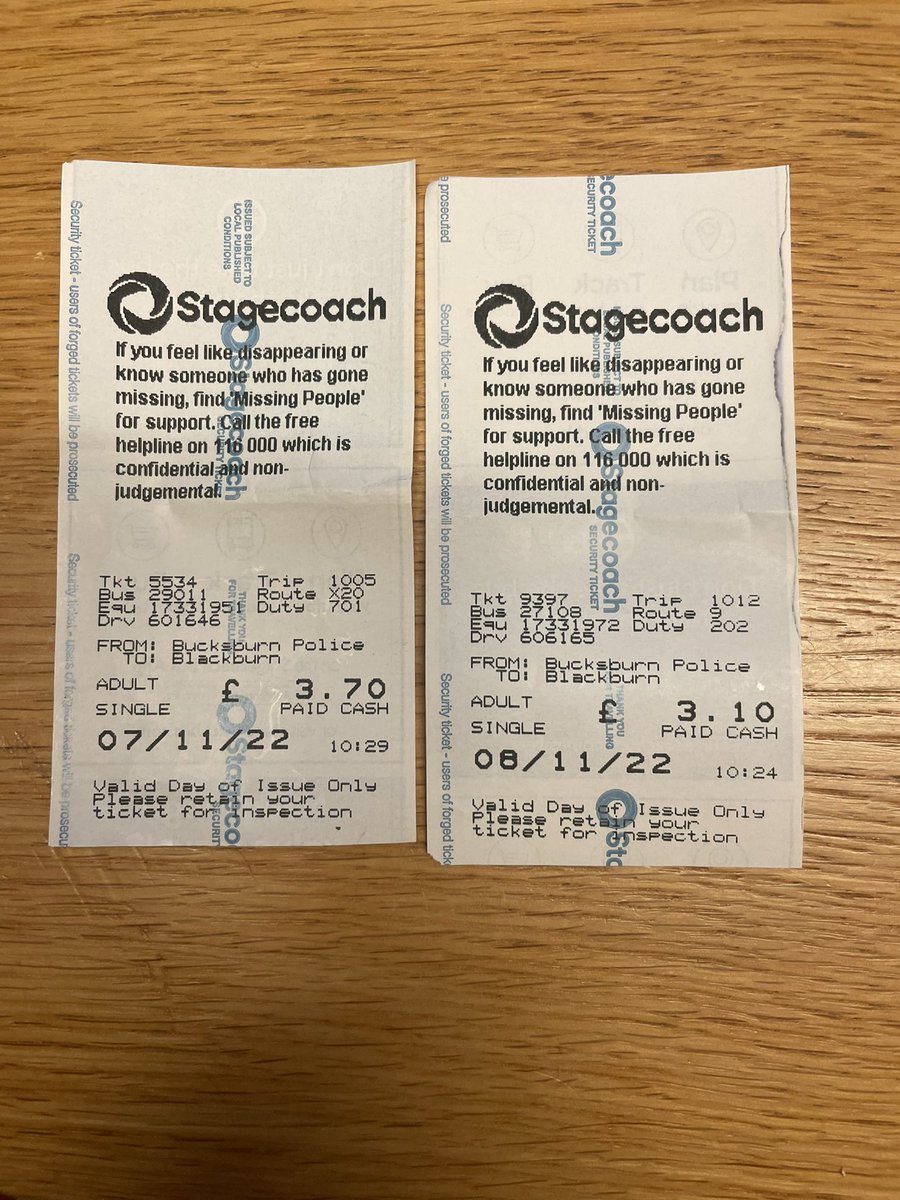 LWJB87's tweet photo. @StagecoachBBird since I can’t find an email address to contact any chance someone could clarify how 2 buses going from and too the same place with the same amount of stops can charge 2 Different fairs?? https://t.co/ACuFQVFD97