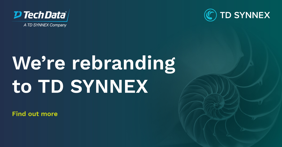 LRoberts4Tech's tweet image. 📣 BIG NEWS! 📣 Tech Data are rebranding to TD SYNNEX from 17th October 2022. 

Wondering what this means?

Find out here 👉 ms.spr.ly/6018dQvbu

#TDSYNNEXUK