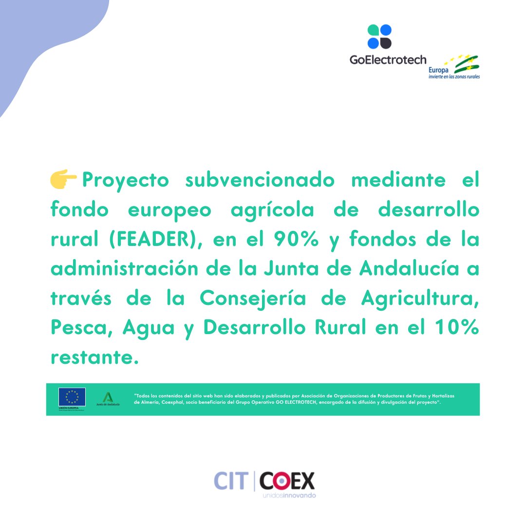 🚀#GOElectrotech se presentó en <a href="/ForoDatAgri/">📲 DATAGRI</a> ‼
Fue un placer dar a conocer este interesante proyecto cuyo principal objetivo es mejorar la sostenibilidad agrícola.💧 

<a href="/GrupoLCA/">GrupoLaCaña</a>  <a href="/cttecnova/">CT Tecnova</a> <a href="/InnoPlant/">InnoPlant</a>  <a href="/BisariAgro/">Bisari Agroinnovation</a> #EuropaInvierteEnLasZonasRurales

📲 goelectrotech.es