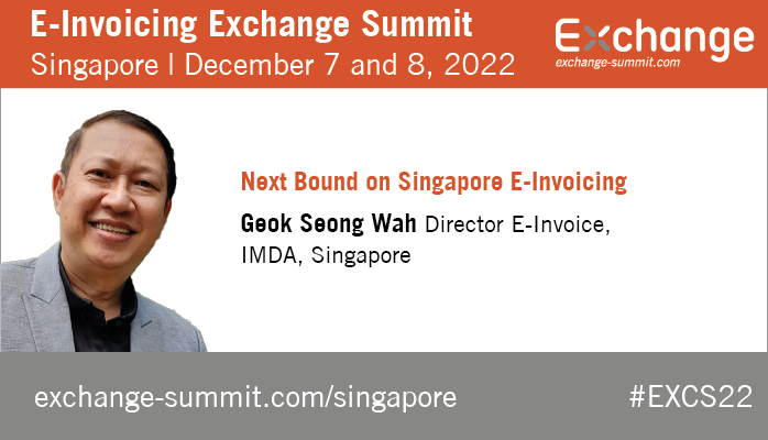 E-Invoicing Exchange Summit (@exchangesummit) on Twitter photo ++ #EInvoicing Exchange Summit Singapore exchange-summit.com ++
After 3 years implementing the #Peppol network, #Singapore has over 50 000 businesses registered with transactions steadily growing.
Seong Wah Geok, <a href="/IMDAsg/">Infocomm Media Development Authority of Singapore</a> will provide indepth details!
#EXCS22 ++ #EInvoicing Exchange Summit Singapore exchange-summit.com ++
After 3 years implementing the #Peppol network, #Singapore has over 50 000 businesses registered with transactions steadily growing.
Seong Wah Geok, <a href="/IMDAsg/">Infocomm Media Development Authority of Singapore</a> will provide indepth details!
#EXCS22