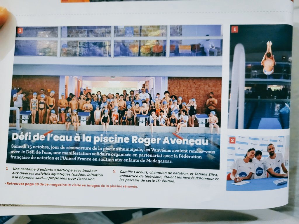 AmaniTabai's tweet photo. Un grand merci à  @gulli &amp; à #Vanves "le Mag" pour leur couverture du #DefiDeLeau le 15 octobre dernier ♡ 

Pour les enfants de Madagascar &amp; #PourChaqueEnfant  #Unicef 💙 https://t.co/y5ERxnKuDR