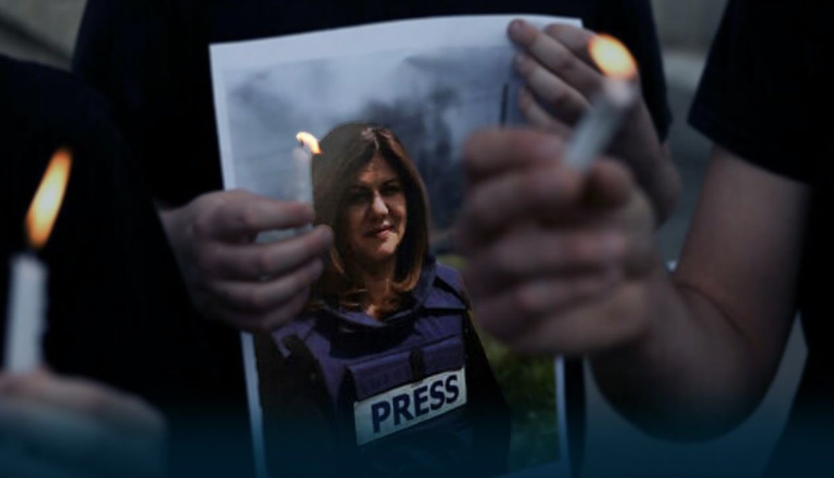 abofalsten57's tweet photo. The US decided on Tuesday to open an investigation into the murdering of Palestinian-American journalist, Shireen Abu Akleh, who was shot dead by Israeli occupation forces in May while covering an Israeli military incursion into the occupied West Bank city of Jenin. https://t.co/qbdLVcvs1c
