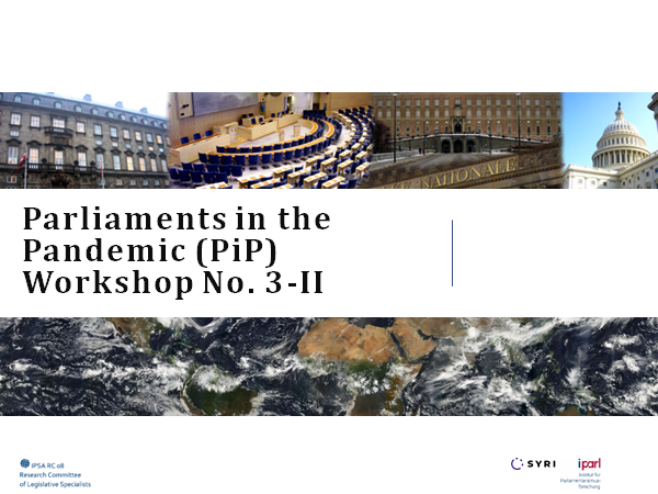 Parliaments in the Pandemic (PiP) tweet media