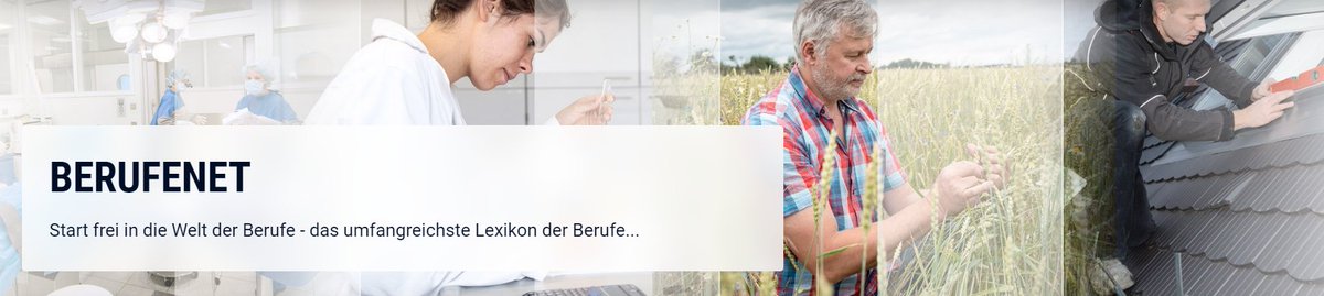 Agentur_Marburg's tweet photo. #BERUFENET mit überarbeitetem Angebot
📢Start frei in die Welt der Berufe😀
Das Lexikon der Berufe "BERUFENET" bietet jetzt noch bessere Anwendungsmöglichkeiten, etwa im Rahmen der beruflichen Orientierung
👉https://t.co/ZzUPK99TyS
 #Ausbildung #Studium #Weiterbildung https://t.co/ug3JoOCyKU