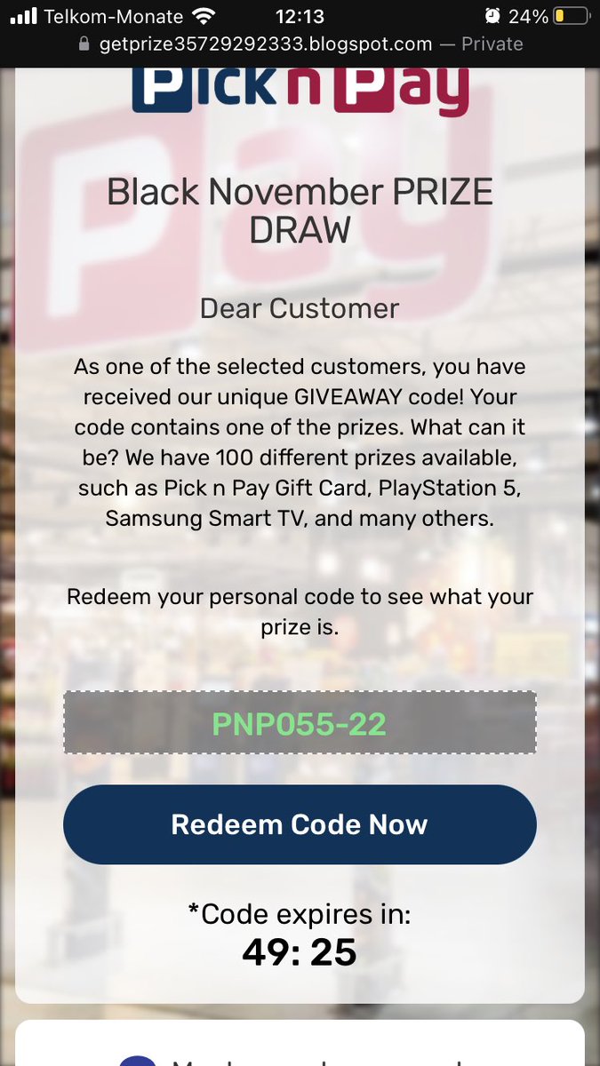 cinenhlanhla's tweet photo. @PicknPay Afternoon, are you running a competition like this https://t.co/DxOCdPgtwT