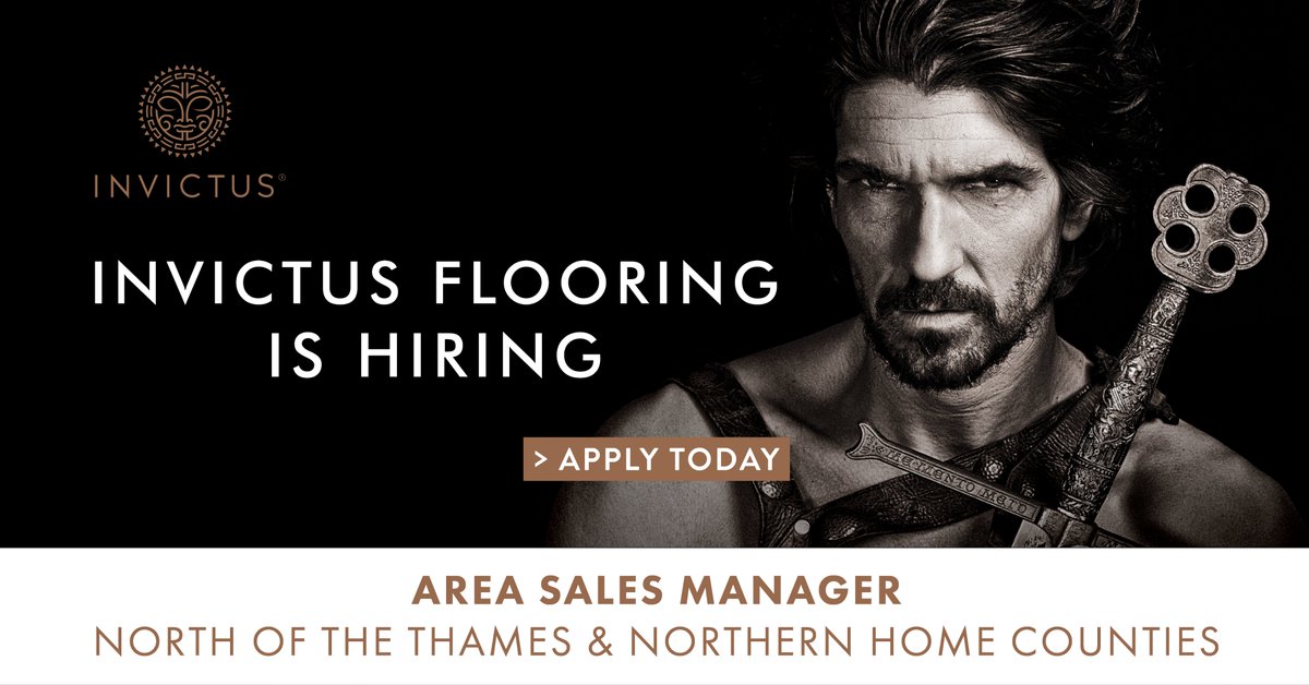 Want to work for Invictus, the invincible carpet and flooring brand? 💪 We are hiring for a sales position (LVT) in the North of the Thames &amp; Northern Home Counties. View the job description below and apply ☟
#sales #hiring #london #londonjobs carpetyourlife.com/en/about-us/ca…