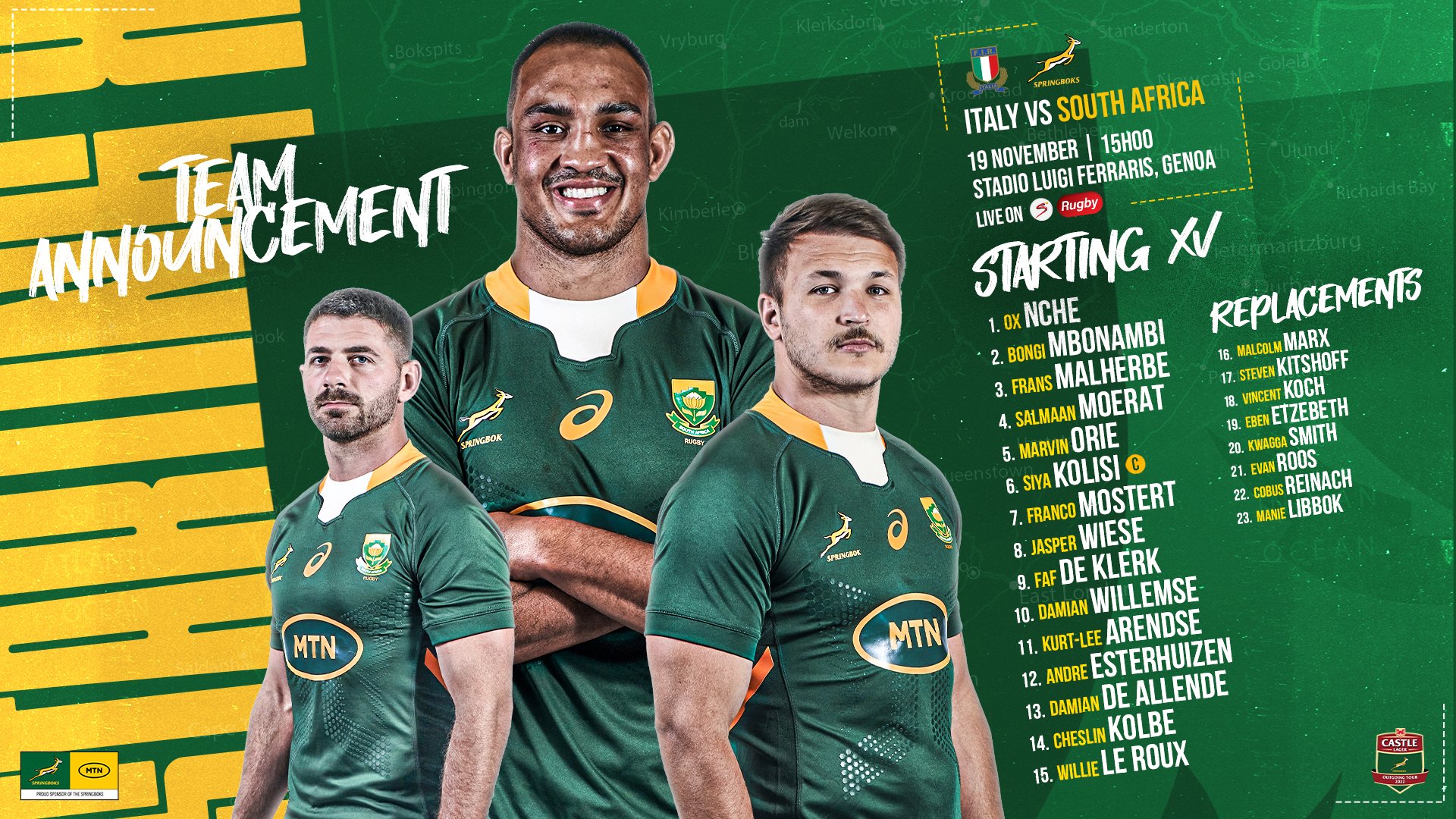 Springboks on Twitter: