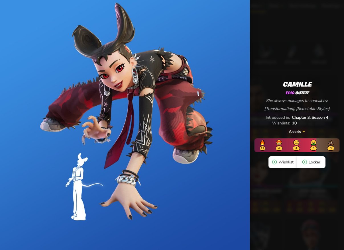 Camille - Locker - Fortnite Tracker