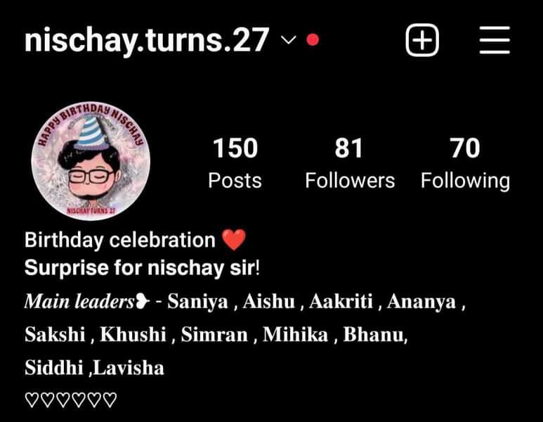 Happy Birthday Nischay🫶🏻 tweet media