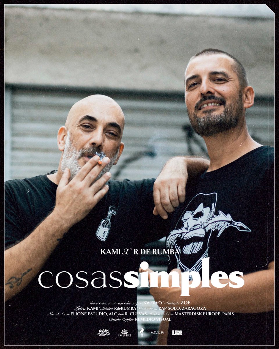 El 20 de noviembre sale "Cosas Simples" un adelanto del nuevo trabajo de #Kami, un gustazo currar con el... 🔥🔥🎤🎧