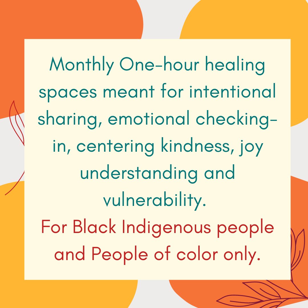 Join us tomorrow at 12pm UK time: for our #BIPOC only check in space with Sarah Diedro Jordão. Centre #selfcare, with #collectivehealing in #internationaldevelopment Sign up here: collective.healingsolidarity.org/events/novembe…