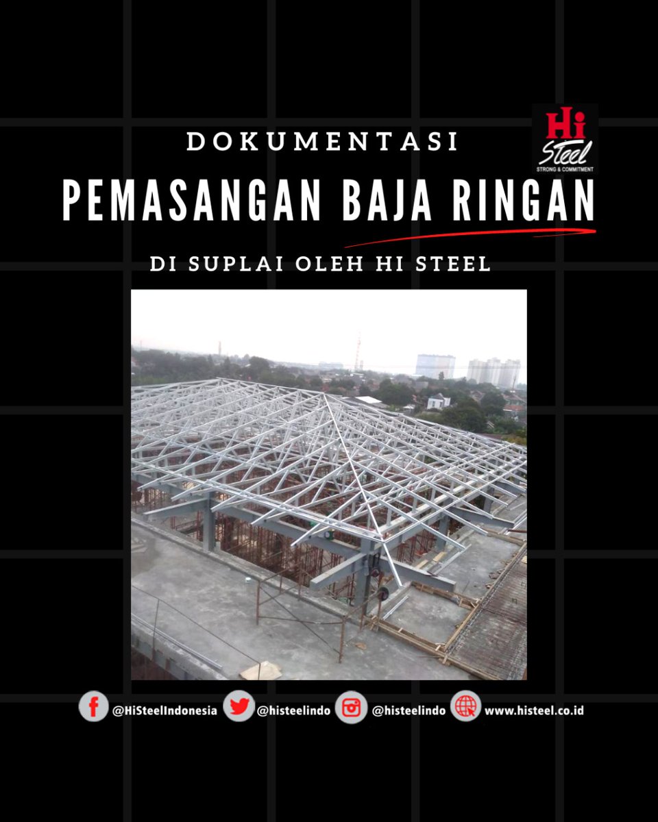 histeelindo's tweet photo. Sore Hi-ers, nih mimin kasih beberapa dokumentasi Pemasangan Baja Ringan yang di suplai oleh Hi Steel.
Butuh Baja Ringan? Kunjungi toko Hi Steel terdekat atau langsung klik https://t.co/nwlTLiTxO2 π€
#HiSteel #bajaringan #pemasangan #rangkaatap #bajaringanhisteel #dokumentasi https://t.co/HFtBeqDlr7