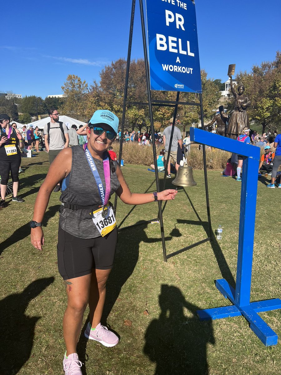 I’m a roadrunner and I conquered 13.1 miles in Richmond. My first official half marathon. <a href="/ParticipateLrng/">Participate Learning</a>