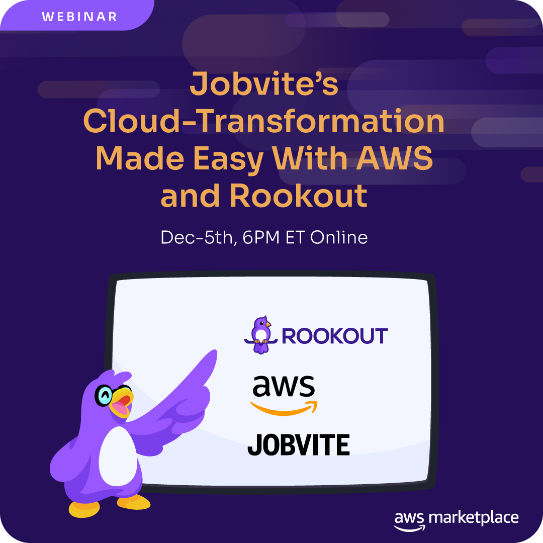 Our webinar with <a href="/awscloud/">Amazon Web Services</a> and @Jobvite is just 3 weeks away! 📣

Learn how to maintain the velocity and quality of a #cloudnative app and get a chance to hear about the experience Jobvite had when making the move to #Kubernetes.

Register now >> rookout.com/webinar-rookou…