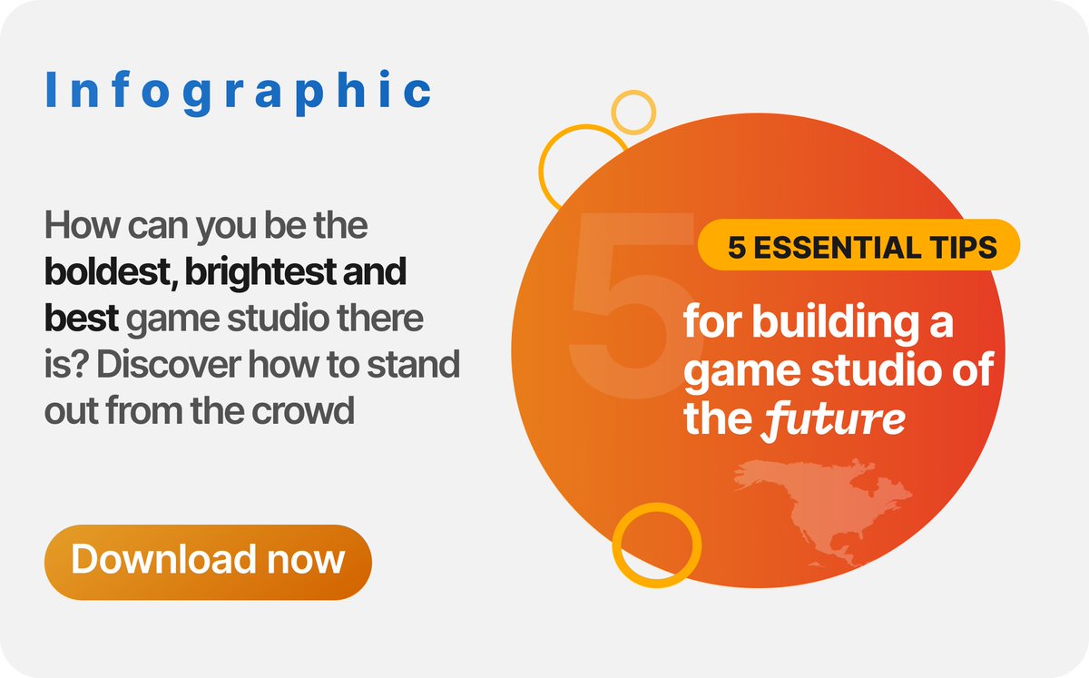 futureanthem's tweet image. Have you downloaded our studio focused infographic yet? A bite-size way to discover the secrets to being a game studio of the future 🌟 Don&apos;t miss out!  hubs.ly/Q01shPrd0

#GameDataScience #AI #OnlineGambling #IGaming #GameStudio