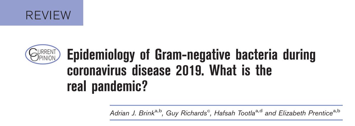 #COVID19 #GNB #AMR COVID-19 pandemic had a substantial negative impact on global epidemiology with an increase in hospital-onset infections. Similarly, an alarming increase in resistant GNB compared to prepandemic rates, was apparent.  pubmed.ncbi.nlm.nih.gov/36345854/
#COVID19 #AMR