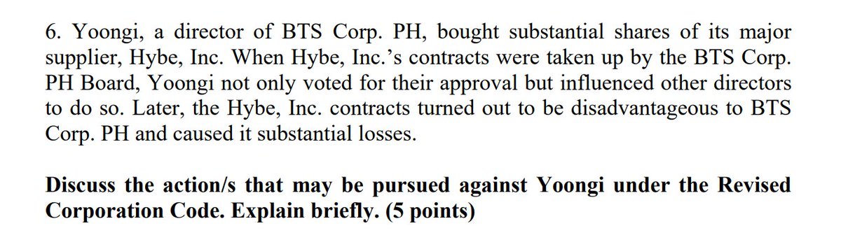 jheley2's tweet photo. @Koreaboo for references, this is the question on the latest PHILIPPINE BAR EXAMS (licensure exam for lawyers) held last week https://t.co/6I1VpqErUI