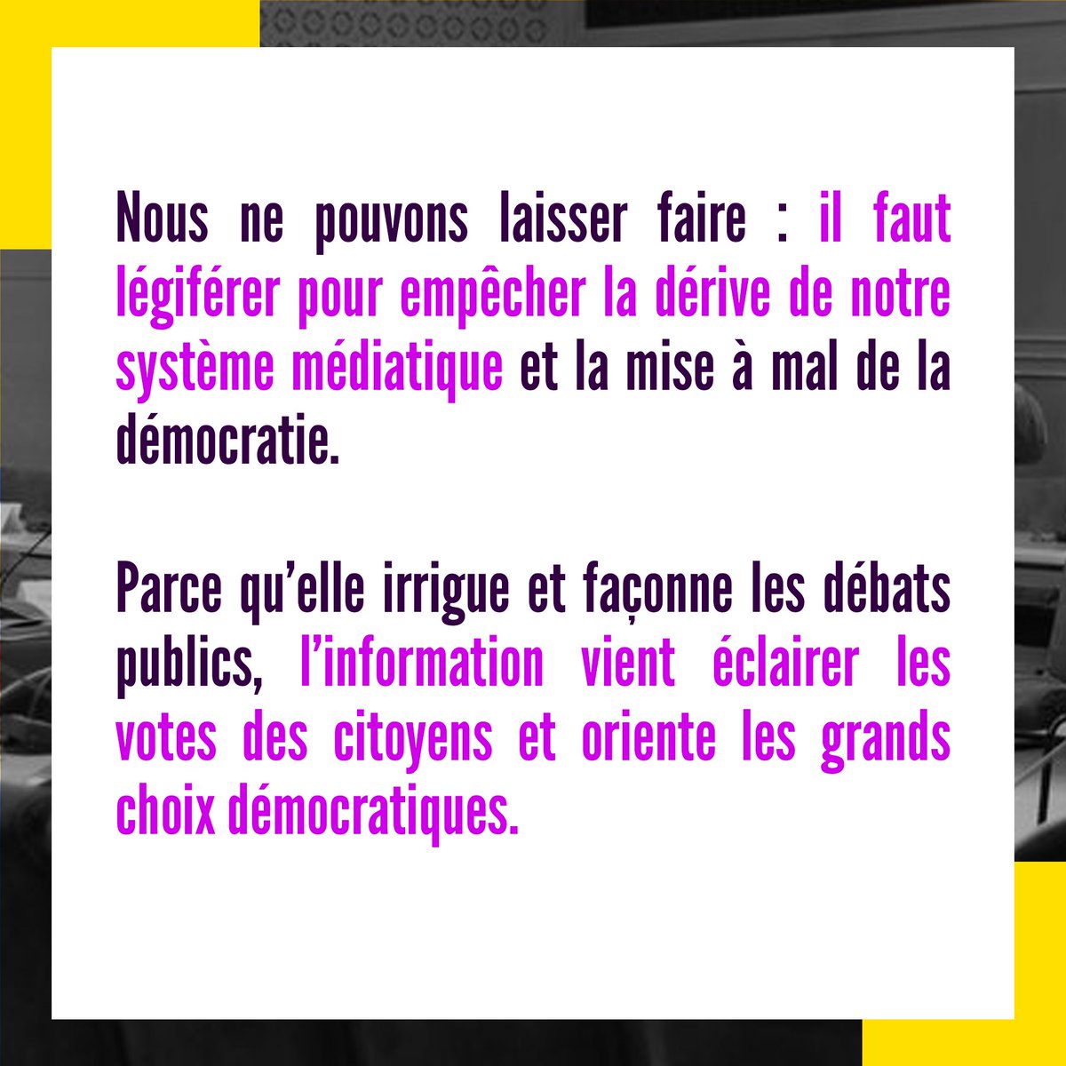 Clémentine Autain (@clem_autain) on Twitter photo Dans le cadre de notre niche parlementaire <a href="/FiAssemblee/">La France Insoumise #NFP à l'Assemblée</a>, nous présenterons une proposition de loi pour légiférer :
assemblee-nationale.fr/dyn/16/textes/…
#LoisFI2022 #LoiAntiConcentration Dans le cadre de notre niche parlementaire <a href="/FiAssemblee/">La France Insoumise #NFP à l'Assemblée</a>, nous présenterons une proposition de loi pour légiférer :
assemblee-nationale.fr/dyn/16/textes/…
#LoisFI2022 #LoiAntiConcentration