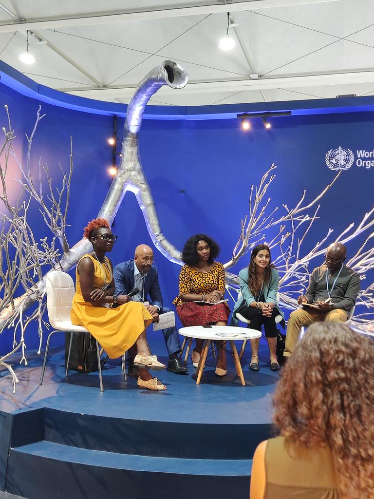 HCN_Network's tweet photo. Africa in focus needs local discussions, expertise and decision making, indigenous knowledge, review of development paradigm for health, climate and development. A rethink away from extractive models, towards African solutions Fantastic panel event @LSHTM_Planet @WHO @DrTolullah https://t.co/o0LQPTXUjI