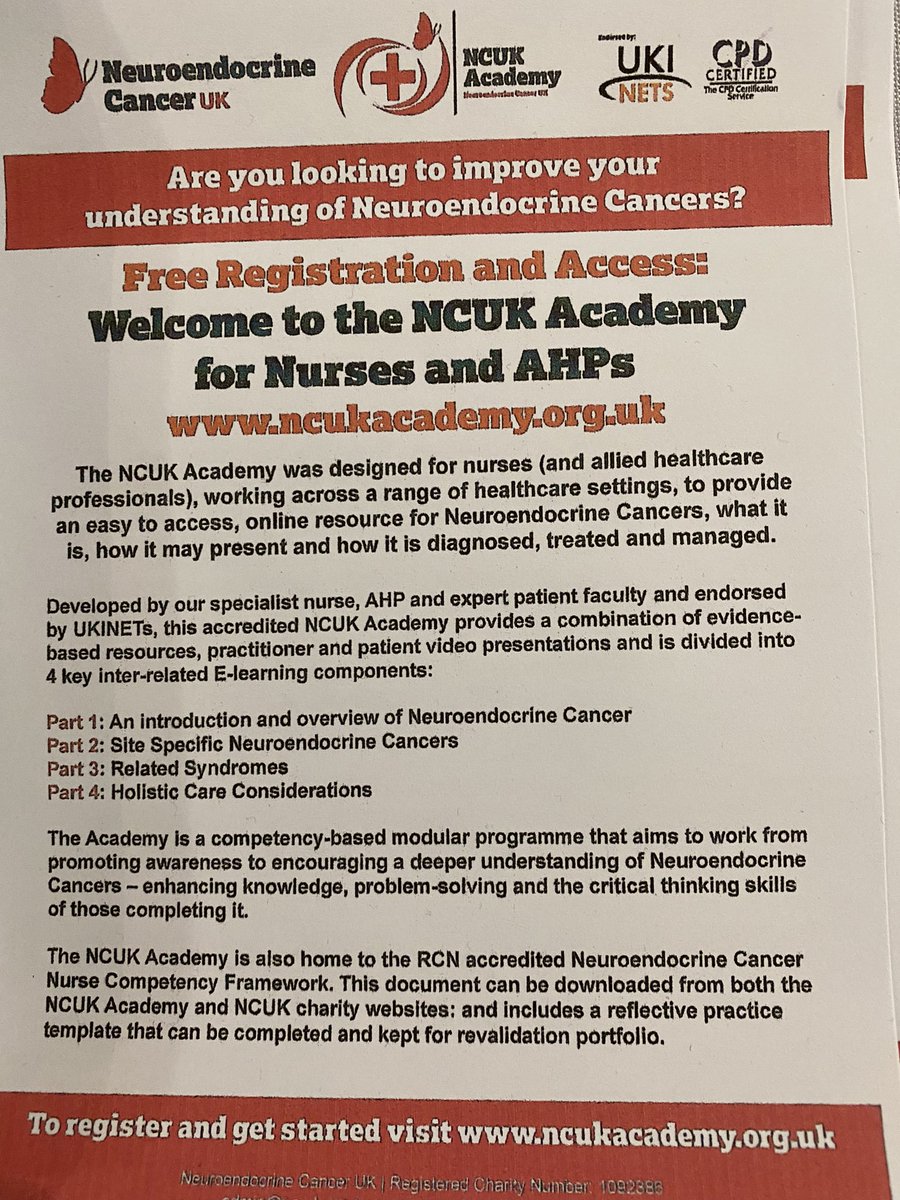 njervis67's tweet photo. #SfEBES2022 @ncukcharity @SofiaLlahana #endocrinenurses #neuroendocrinecancer https://t.co/8wl7SGi2Og