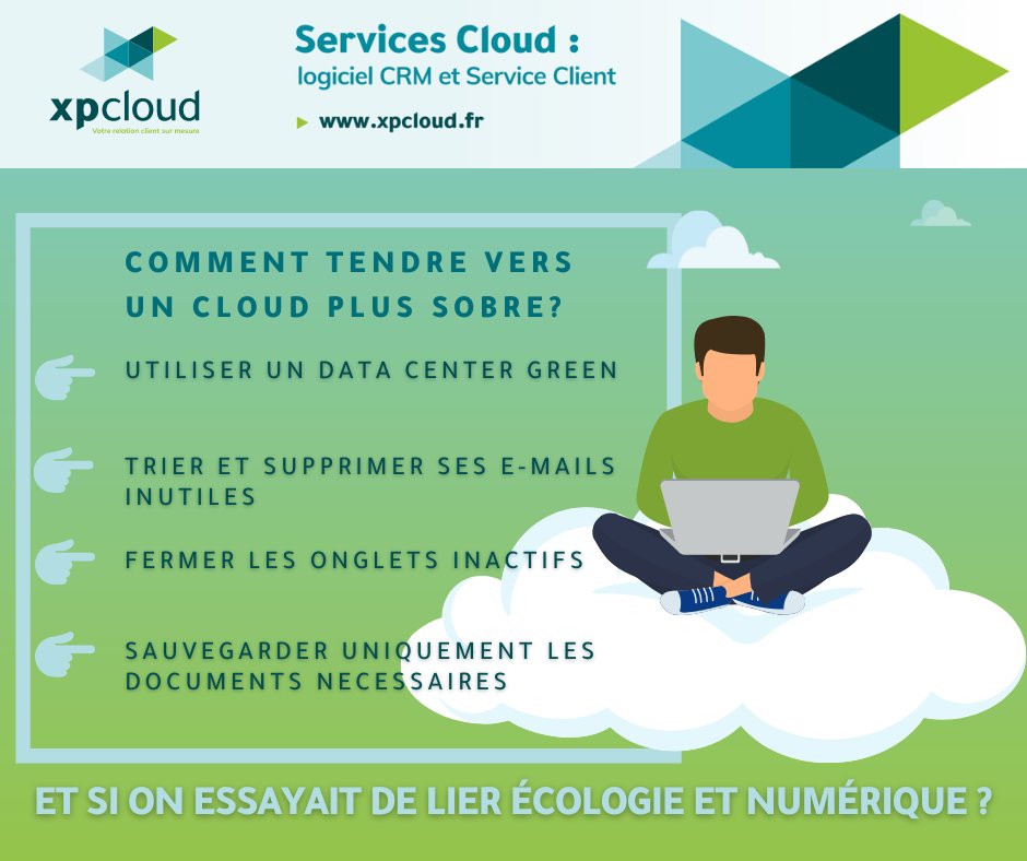 XpCloud_FR's tweet photo. Comment tendre vers un Cloud plus sobre ? 🌍
#sobrieteenergetique #planete #cloud #relationclient #experienceclient #serviceclient #xpcloud https://t.co/hfngfo07Vc