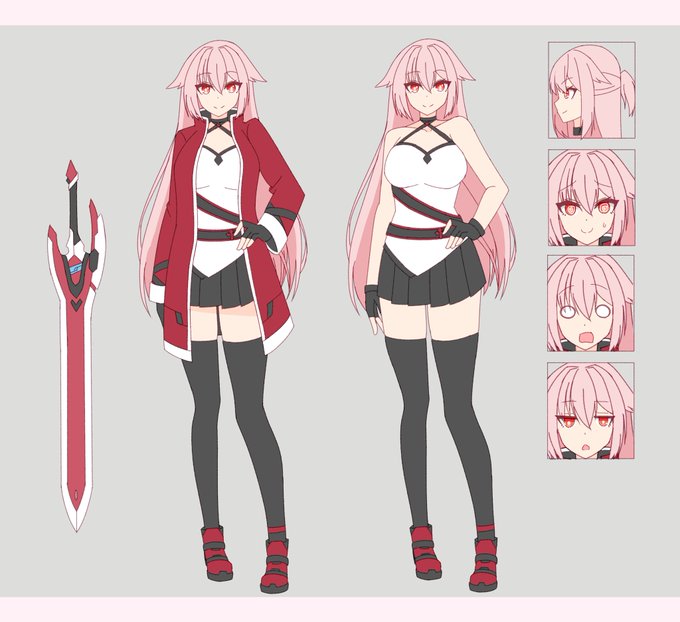 デザインはとりあえずこれで完成かなぁって予定のうちの子ユーナちゃん! 