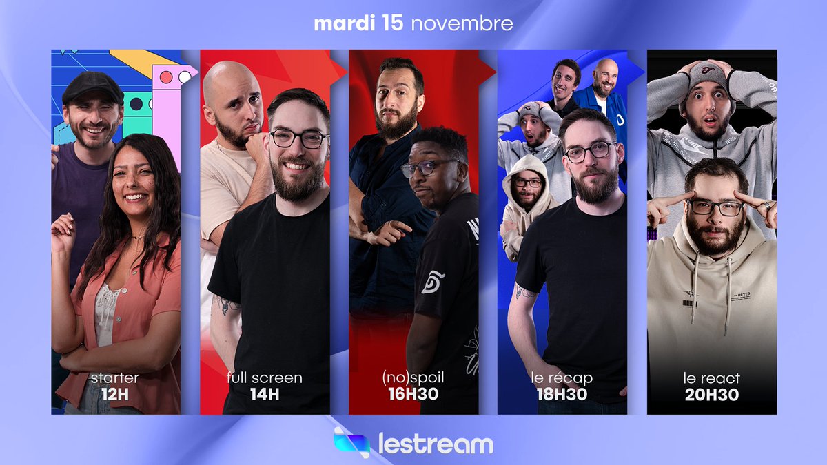 lestreamFR's tweet photo. 📌Le programme du jour ⬇️

▶️ L’actu Pop/Culture dans #Starter
🎮 #GodofWarRagnarok dans #FullScreen
🎬 Le debrief de #BlackPanther dans #NoSpoil
🔥 L'actu des RS dans #LeRécap
📺 Votre émission #LeReact

👉https://t.co/colhFrEiD9 https://t.co/scbKMdXyUn