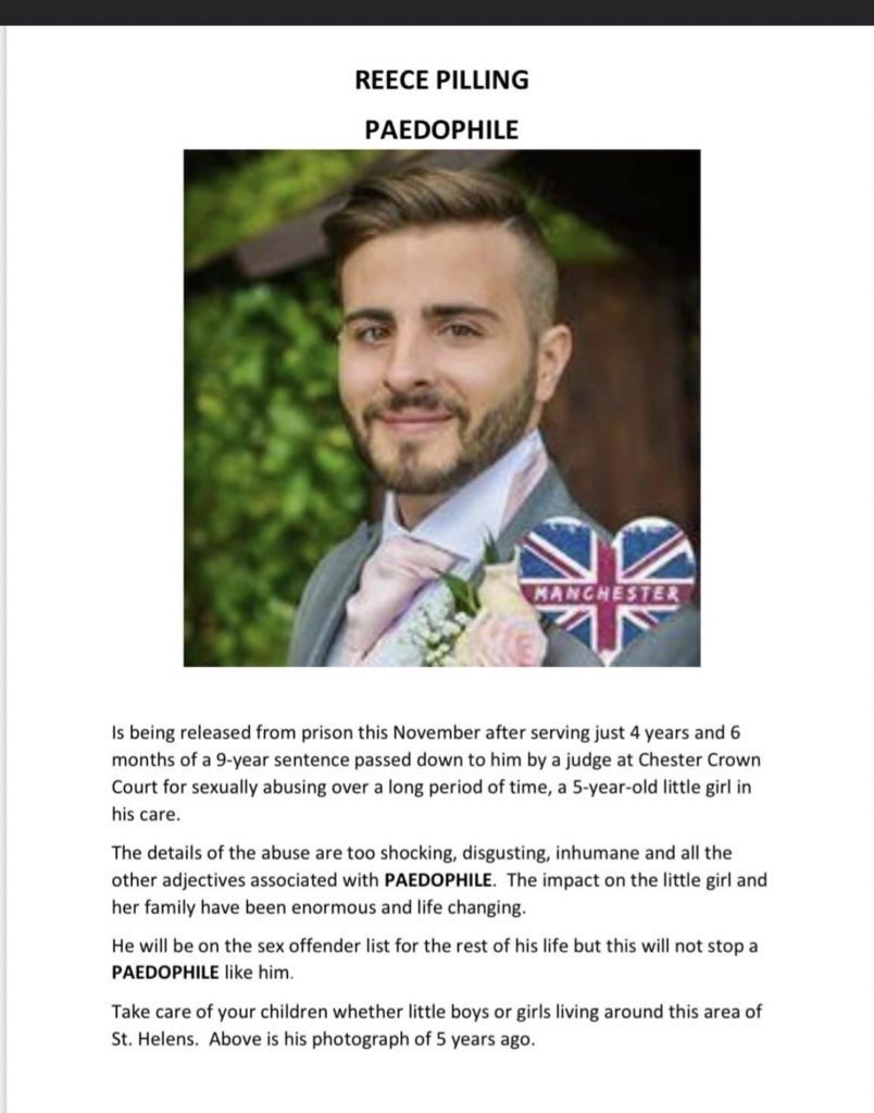 nicoleelyons's tweet photo. ⚠️⚠️⚠️ HE’S OUT ⚠️⚠️⚠️
‼️SHARE SHARE SHARE‼️
Reece Pilling was released TODAY 15-11-2022 after serving just 4 years 6 months!!
SPREAD THE WORD &amp; KEEP OUR CHILDREN SAFE FROM THIS MONSTER
🤬🤬Make him too hot to handle🤬🤬
#reecepilling #reece #viral #share #retweet https://t.co/Cj3uS0lCJD