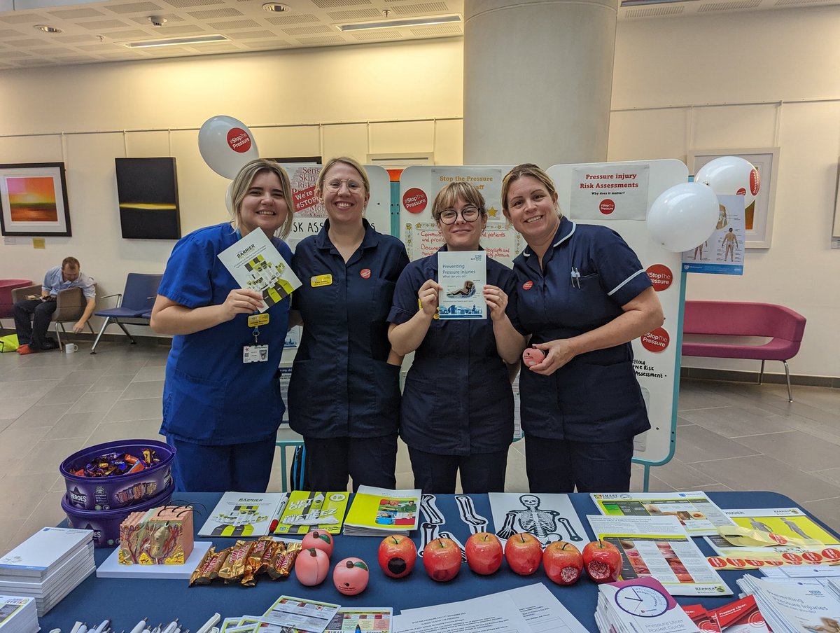 Come and see us down by the piano, lots of freebies and information about pressure injury prevention! #stopthepressure #riskassessment
