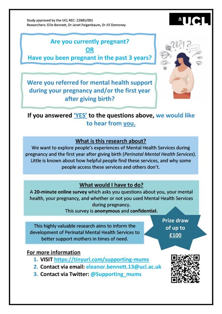 HomeStartRAW's tweet photo. Did you receive mental health support during pregnancy or in the year after giving birth? University College London are looking for people who have been pregnant in the last 3yrs and accessed mental health services to complete a survey. Visit https://t.co/svxCPulru9 to take part. https://t.co/wuW9XTDt2B