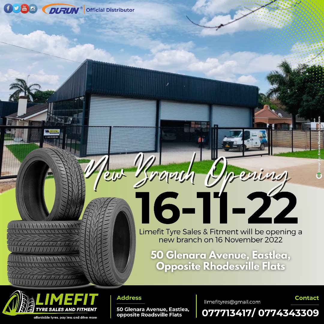 Limefit_tyres's tweet photo. Do come through and get your Brand New Tyres at incredibly low prices and get them fitted for FREE!!!
#limefittyres #newbranch #affordability #excellentservice https://t.co/br9yaMdh0y